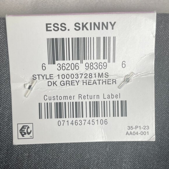 NWT Macy's Alfani Dark Heather Grey Skinny Dress Pant Tummy Control Trouser, 6 - Picture 7 of 10